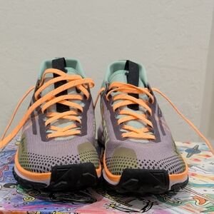 Nike Women's Athletic Shoes - Orange and Mint